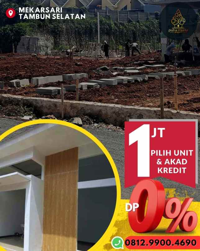 kpr rumah tambun mangunjaya tanpa dp