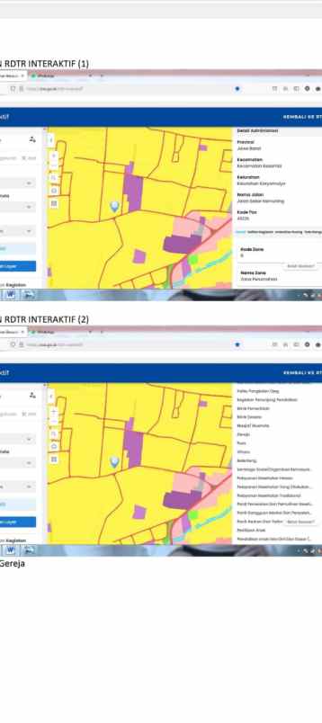 lahan rata dan padat kawasan komersil