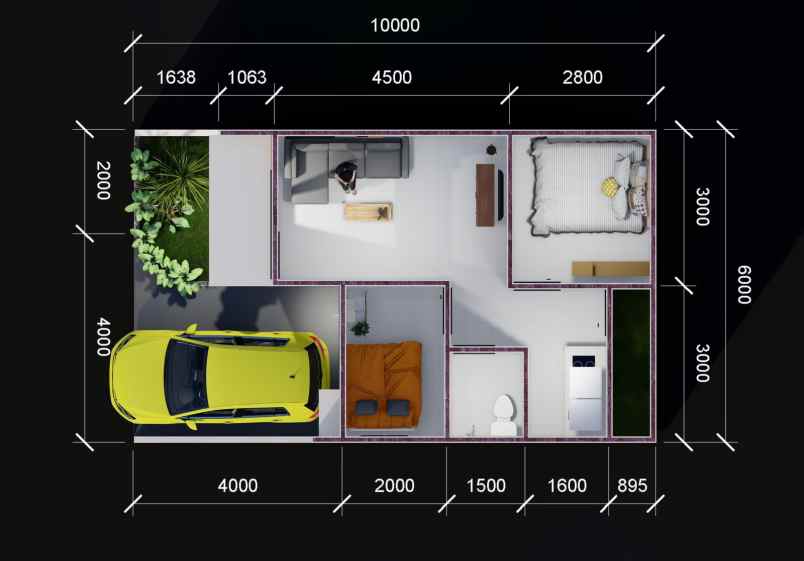 mansion hill sukawangi rumah modern minimalis