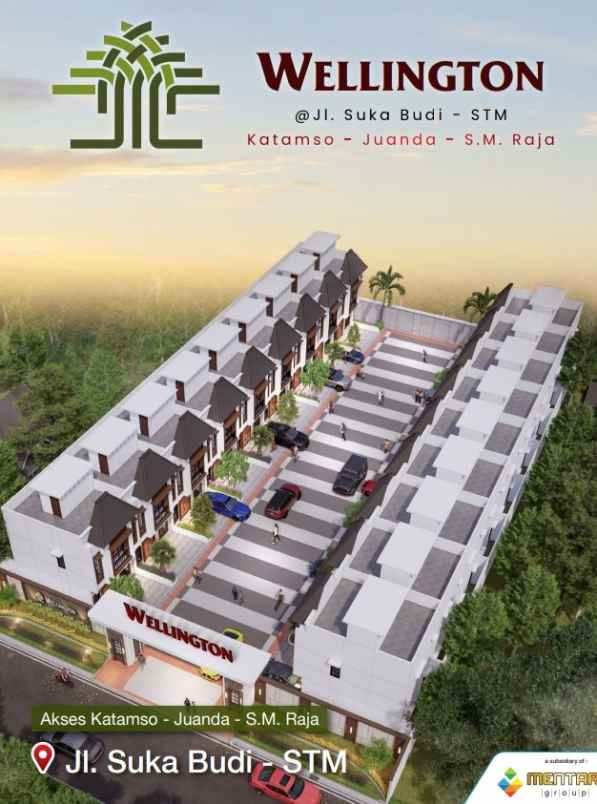 new project jual rumah villa baru komplek wellington