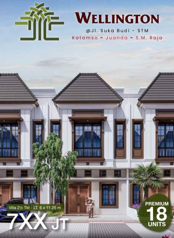 new project jual rumah villa baru komplek wellington