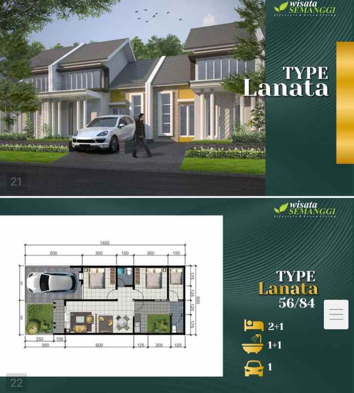 new project wisata semanggi tahap 2 type lanata