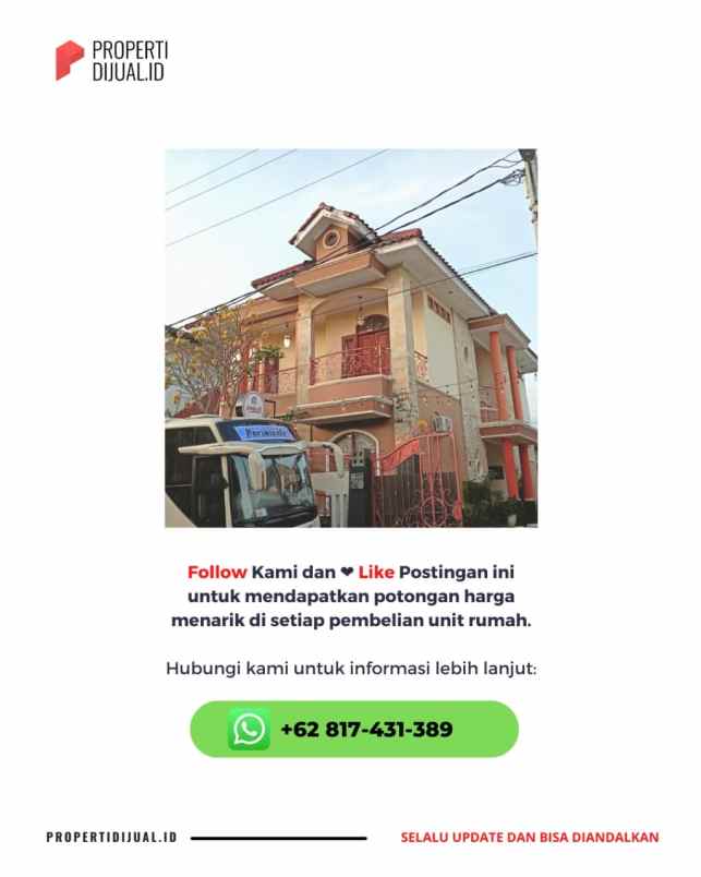 penginapan homestay dijual jogja dekat kampus