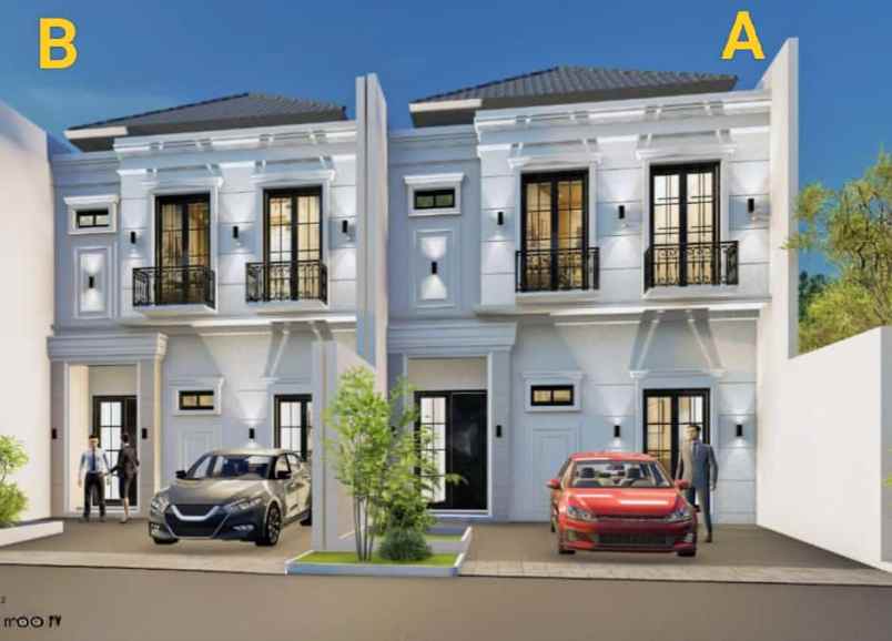 rumah american style gress sutorejo timur unair