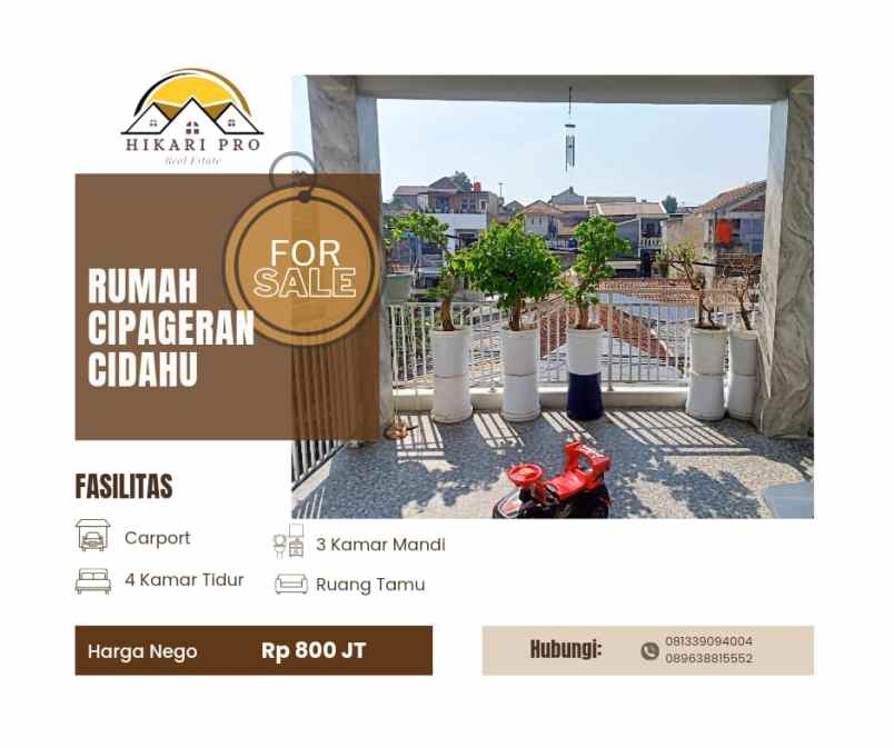 rumah area cipageran cidahu dalam komplek