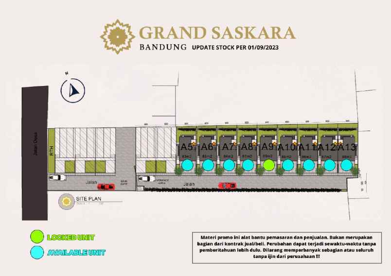 rumah baru kawasan buahbatu 500 juta 2 lantai