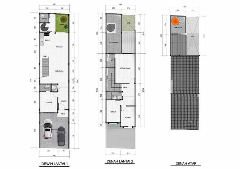 rumah baru minimalis di kembar moh toha bandung