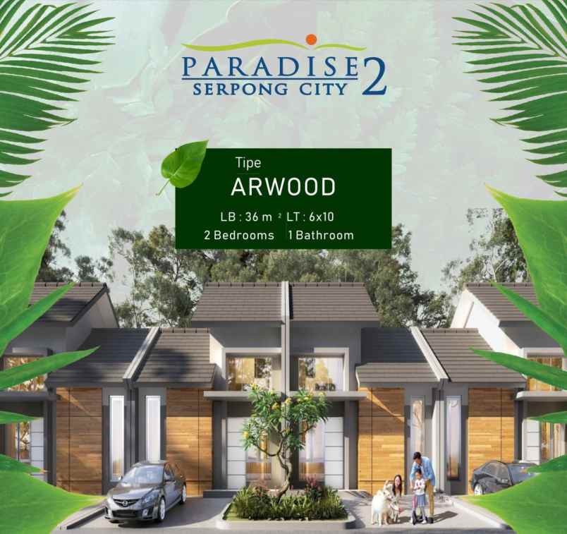 rumah cantik paradise serpong city 2