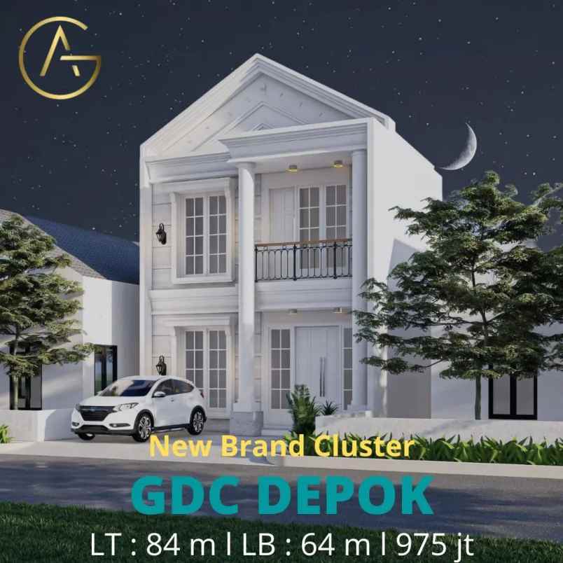 rumah cluster 975 jt an di sukmajaya depok