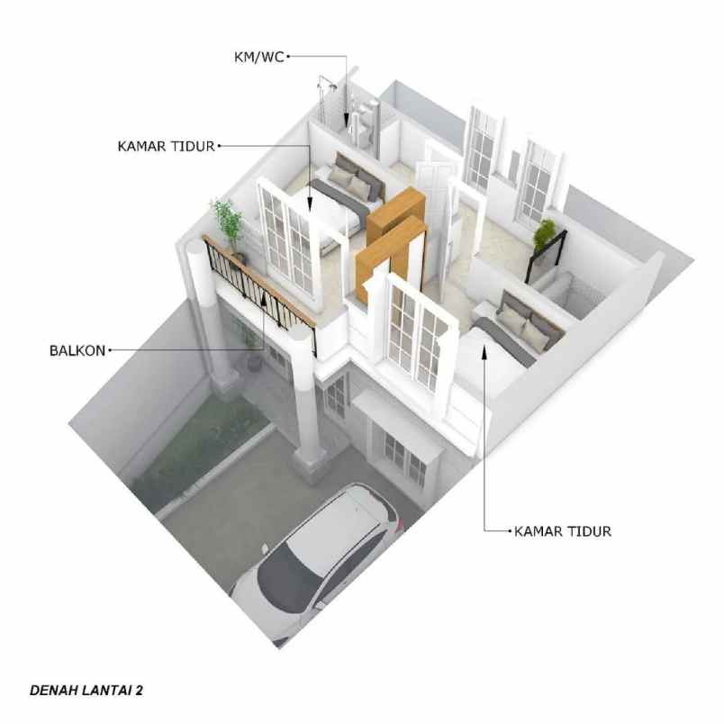 rumah cluster 975 jt an di sukmajaya depok