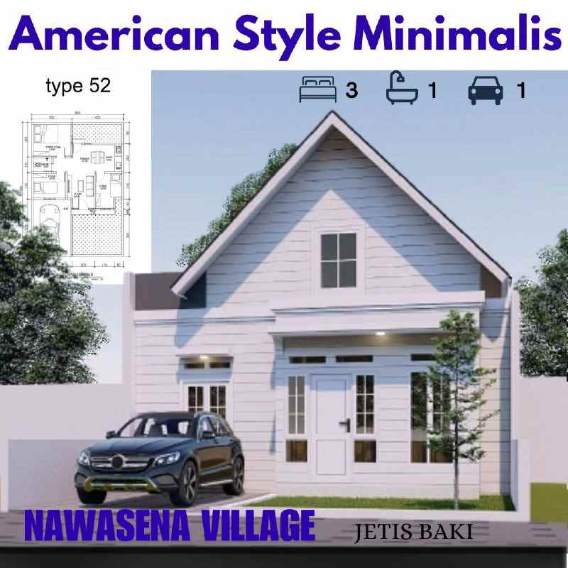 rumah cluster modrn american stille di baki solo baru