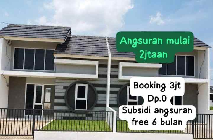 rumah cluster tanpa dp all in free biaya biaya