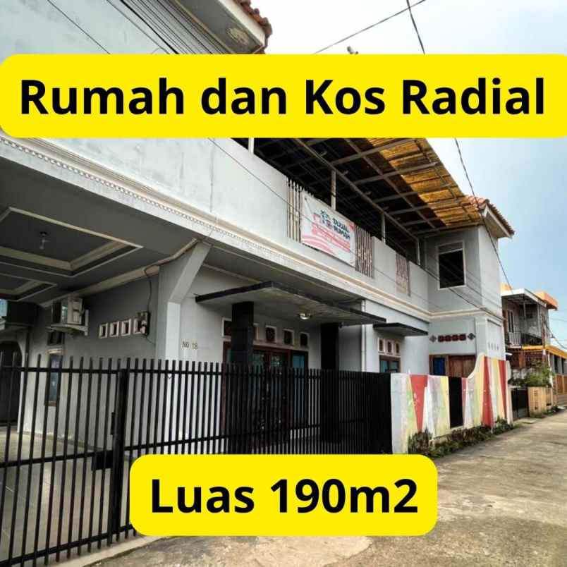 rumah dan kostan di pusat kota harga menarik