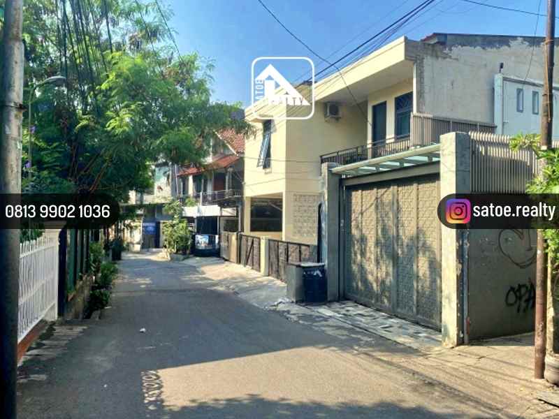 rumah dengan 10 kamar kost di jl bangka kemang