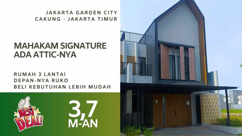 rumah dijual siap huni baru serah terima