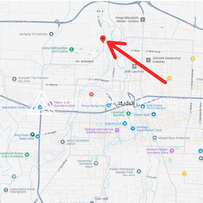 rumah jalan kapten sumarsono sunggal