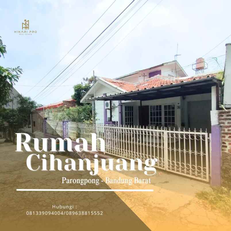 rumah luas cihanjuang cibaligo dekat masjid