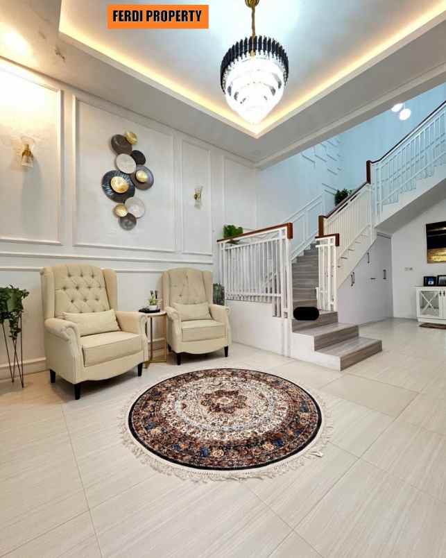 rumah mewah siap huni 5 kamar kota wisata cibubur