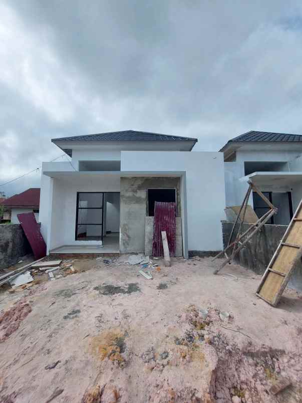 rumah modern asri di jalan darma bakti pekanbaru