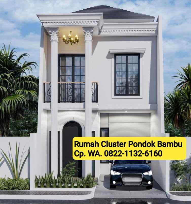 rumah murah cluster mewah pondok bambu jakarta timur