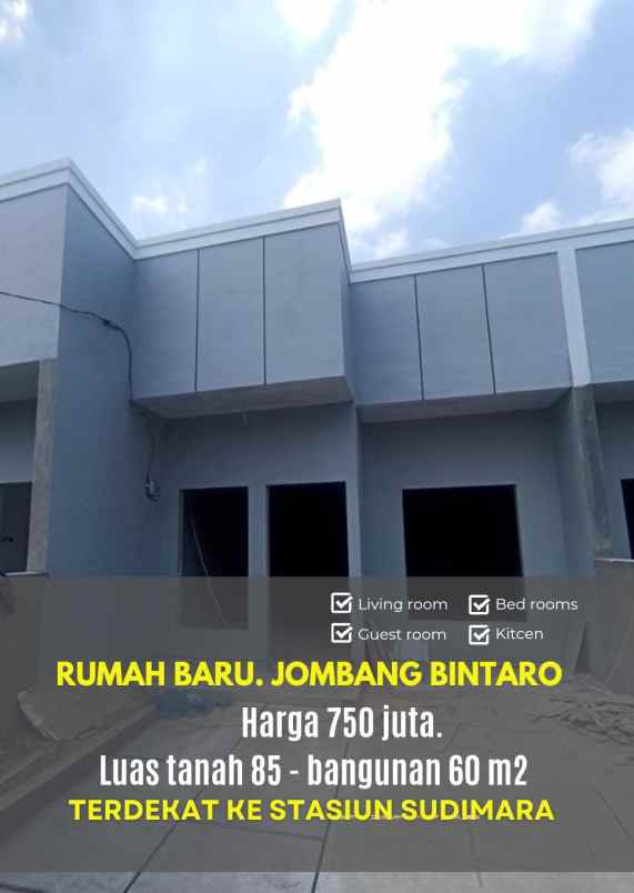 rumah murah mewah hanya 3 menit ke stasiun sudimara