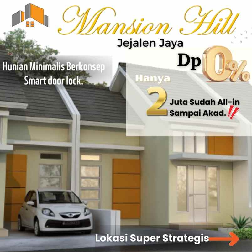 rumah murah modern jaman now tanpa dp