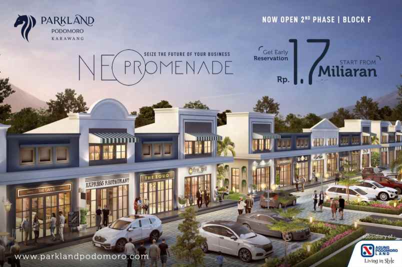 rumah premium parkland podomoro karawang barat