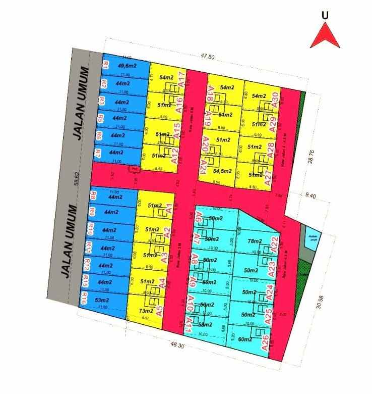 rumah strategis di radar auri depok