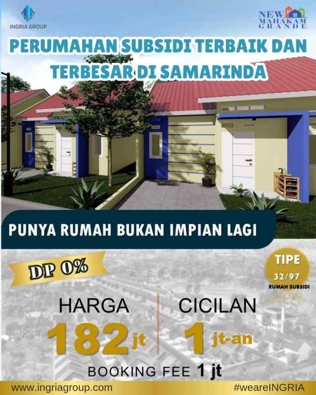 rumah subsidi samarinda new mahakam grande