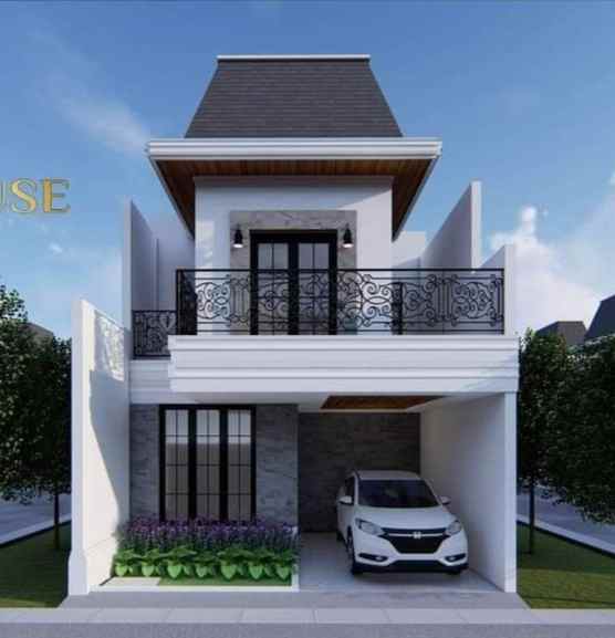 Hunian Mewah Dgn Design Classic House Di Tapos Depok