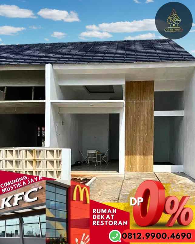 rumah tanpa dp cimuning kota bekasi timur