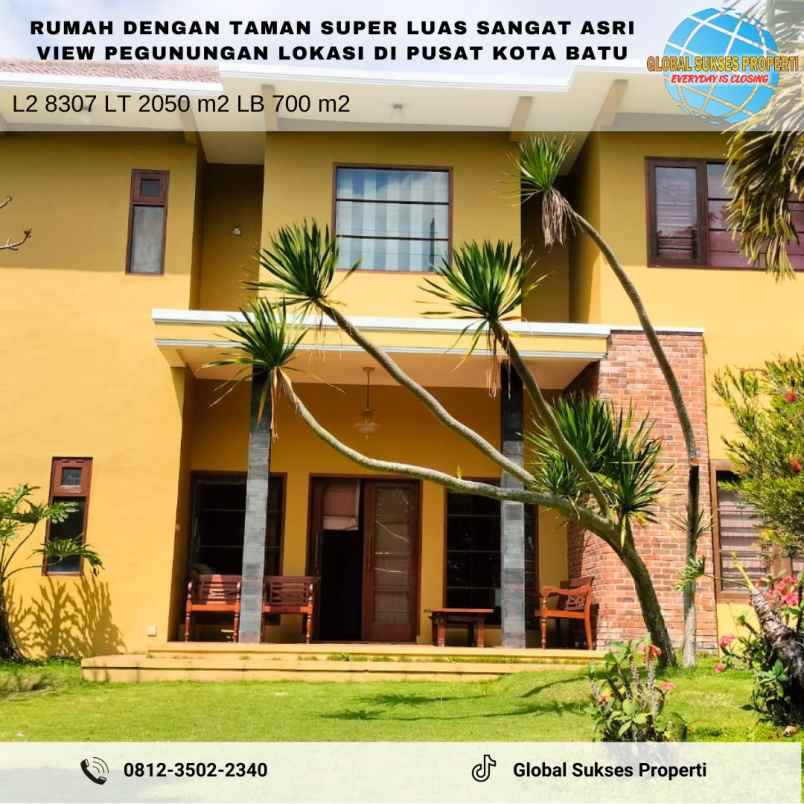 rumah vila bagus harga eksklusif di kota batu