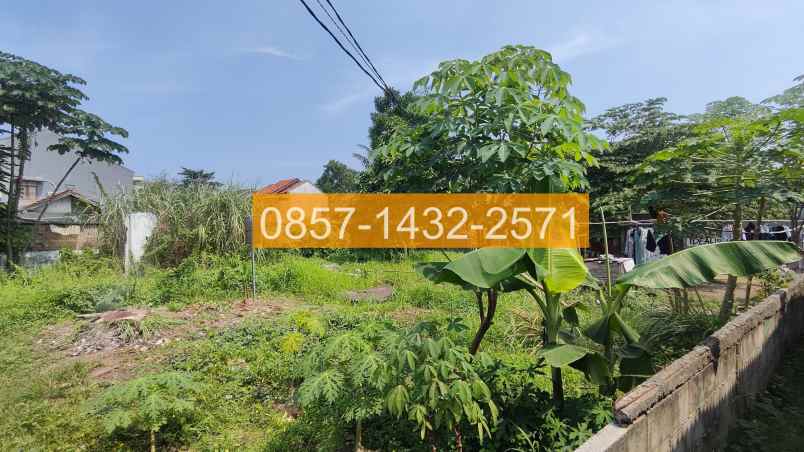 tanah 850m2 dijual di lengkong gudang timur bsd