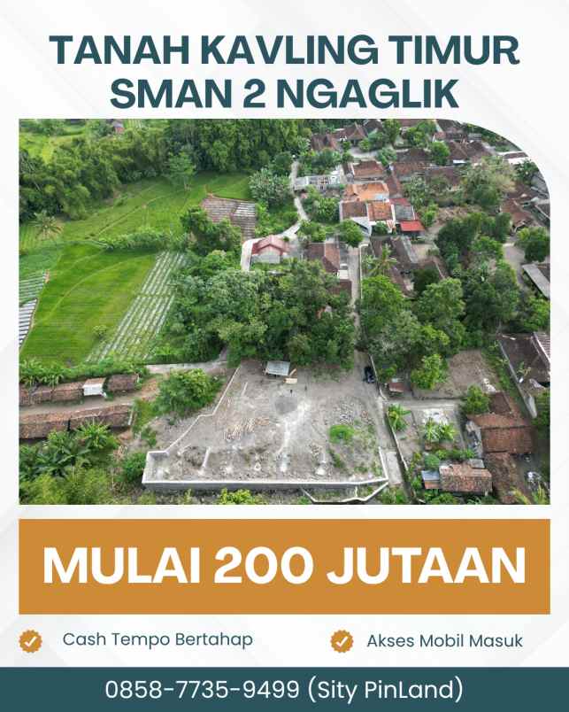 tanah kavling timur sman 2 ngaglik