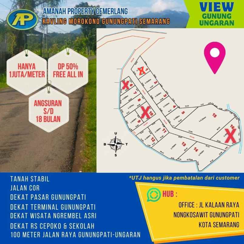 tanah murah strateggis di gunungpati