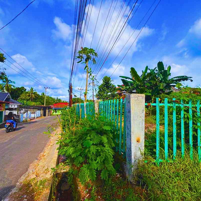 tanah pinggir jalan aspal siap bangun lokasi strategis