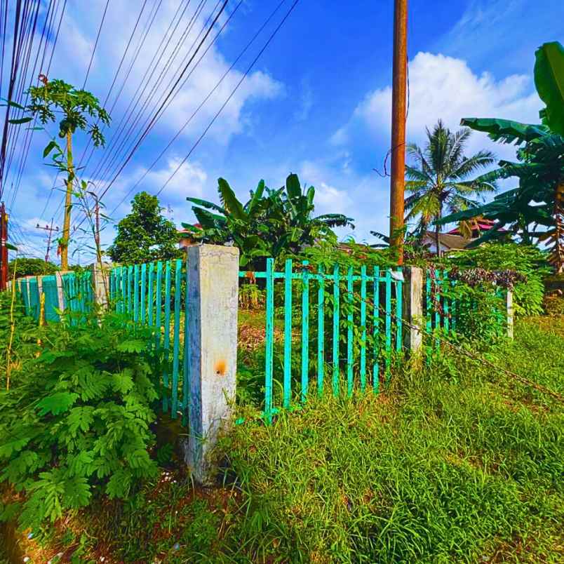 tanah pinggir jalan aspal siap bangun lokasi strategis