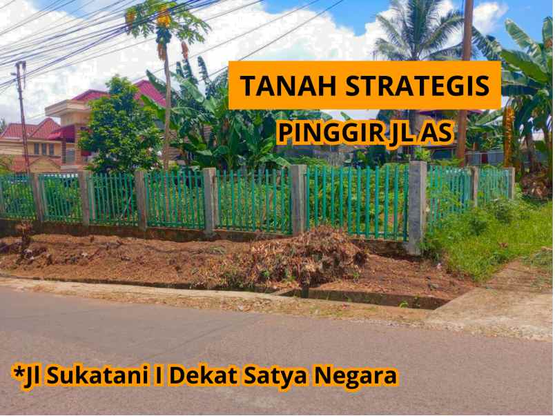 tanah strategi pinggir jl palembang