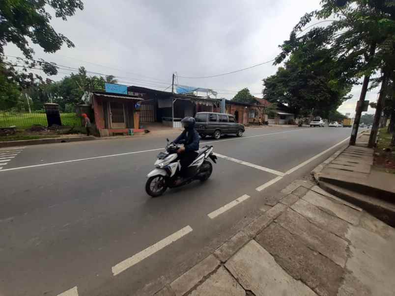 tanah strategis pinggir jalan raga cileungsi bogor