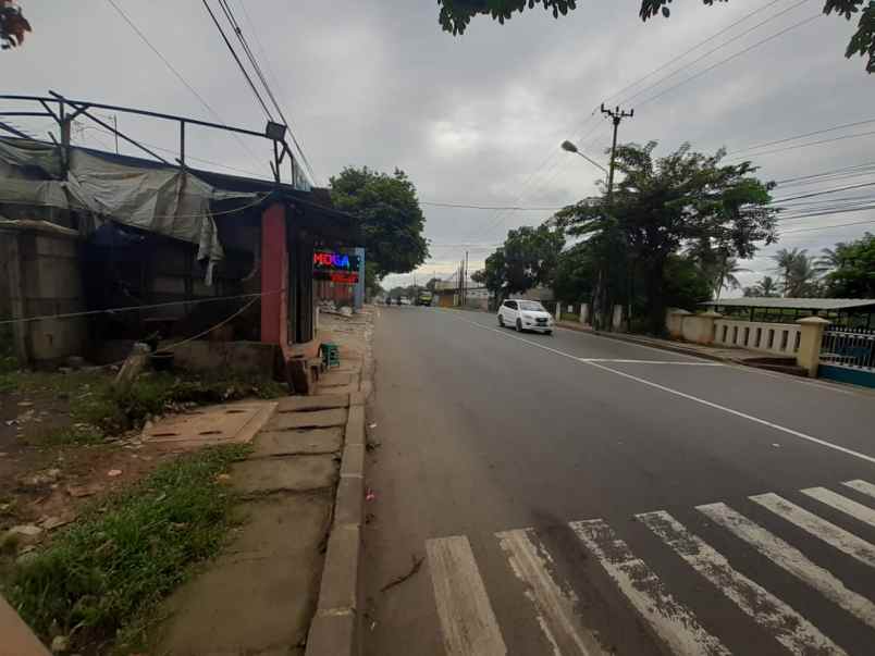 tanah strategis pinggir jalan raga cileungsi bogor