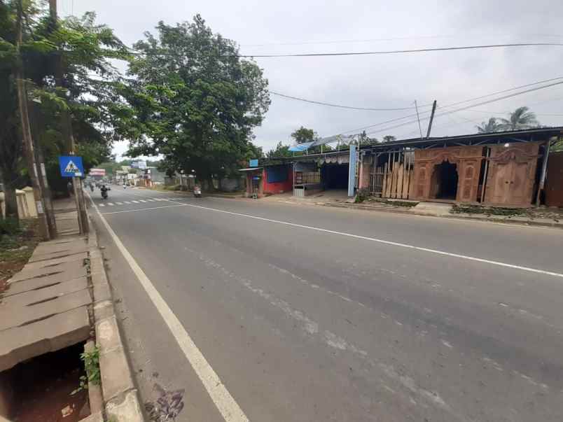 tanah strategis pinggir jalan raga cileungsi bogor