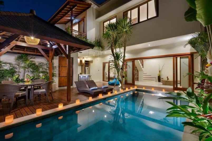 villa 3 kamar tidur di kawasan pererenan canggu bali