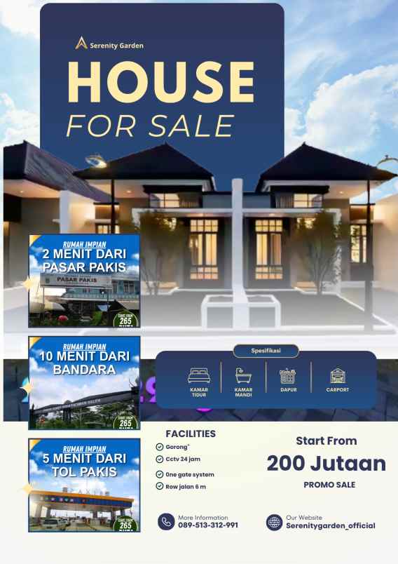 200 jutaan udah bisa punya rumah