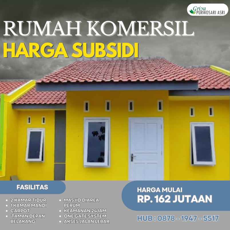 dapatkan rumah komersil harga subsidi