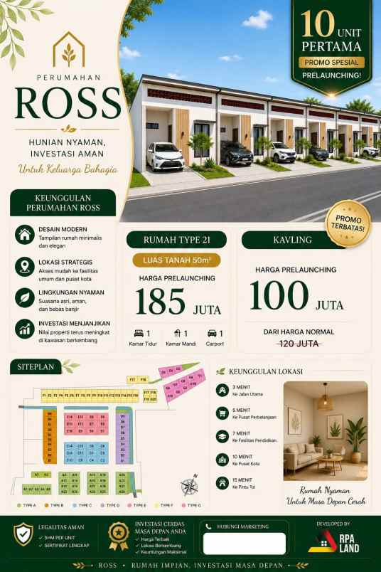 dijual 185 juta rumah disawangan kita depok