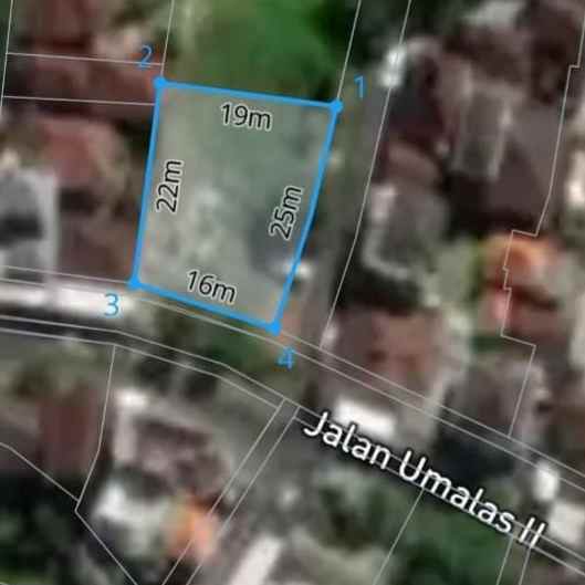 dijual 4 are jl umalas ii kerobokan kelod kuta utara
