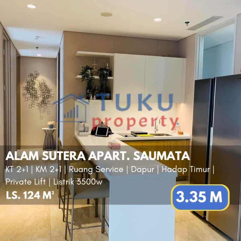 dijual apartemen alam sutera serpong gading