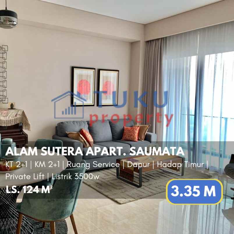 dijual apartemen alam sutera serpong gading