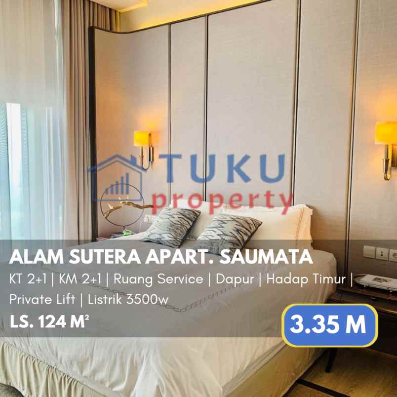 dijual apartemen alam sutera serpong gading