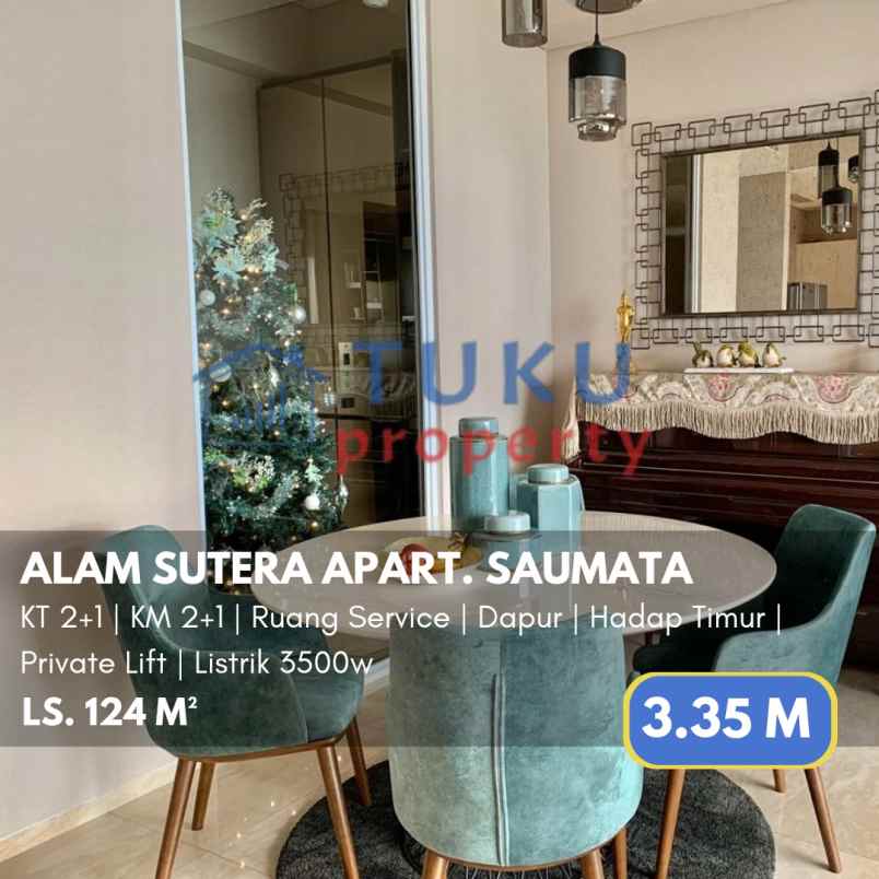 dijual apartemen alam sutera serpong gading